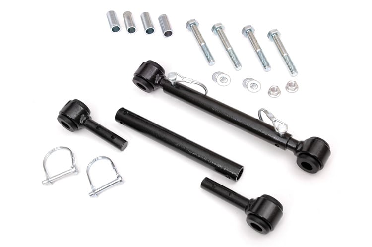 Jeep Wrangler Quick Disconnect Sway Links - Rear - Rough Country - 4-6 Inch Lift - '97-'06